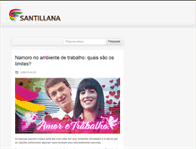 Tablet Screenshot of gruposantillana.com.br